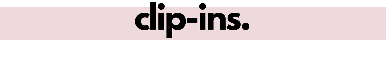 clip-ins.