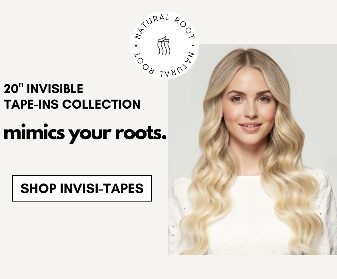 shop invisi-tapes 20" invisible  tape-ins collection mimics your roots.
