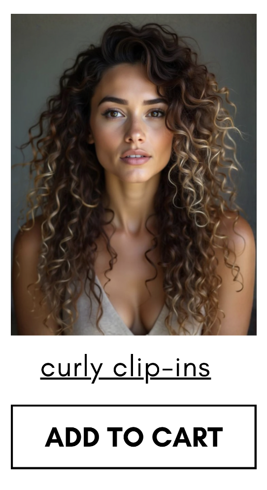 curly clip-ins