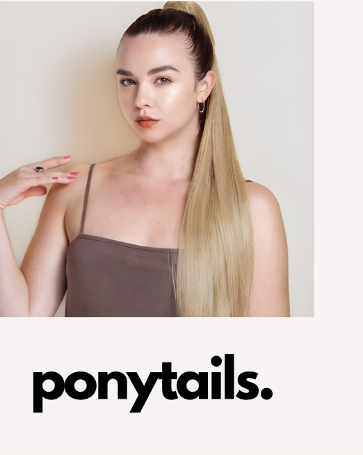 ponytails hair extensions.