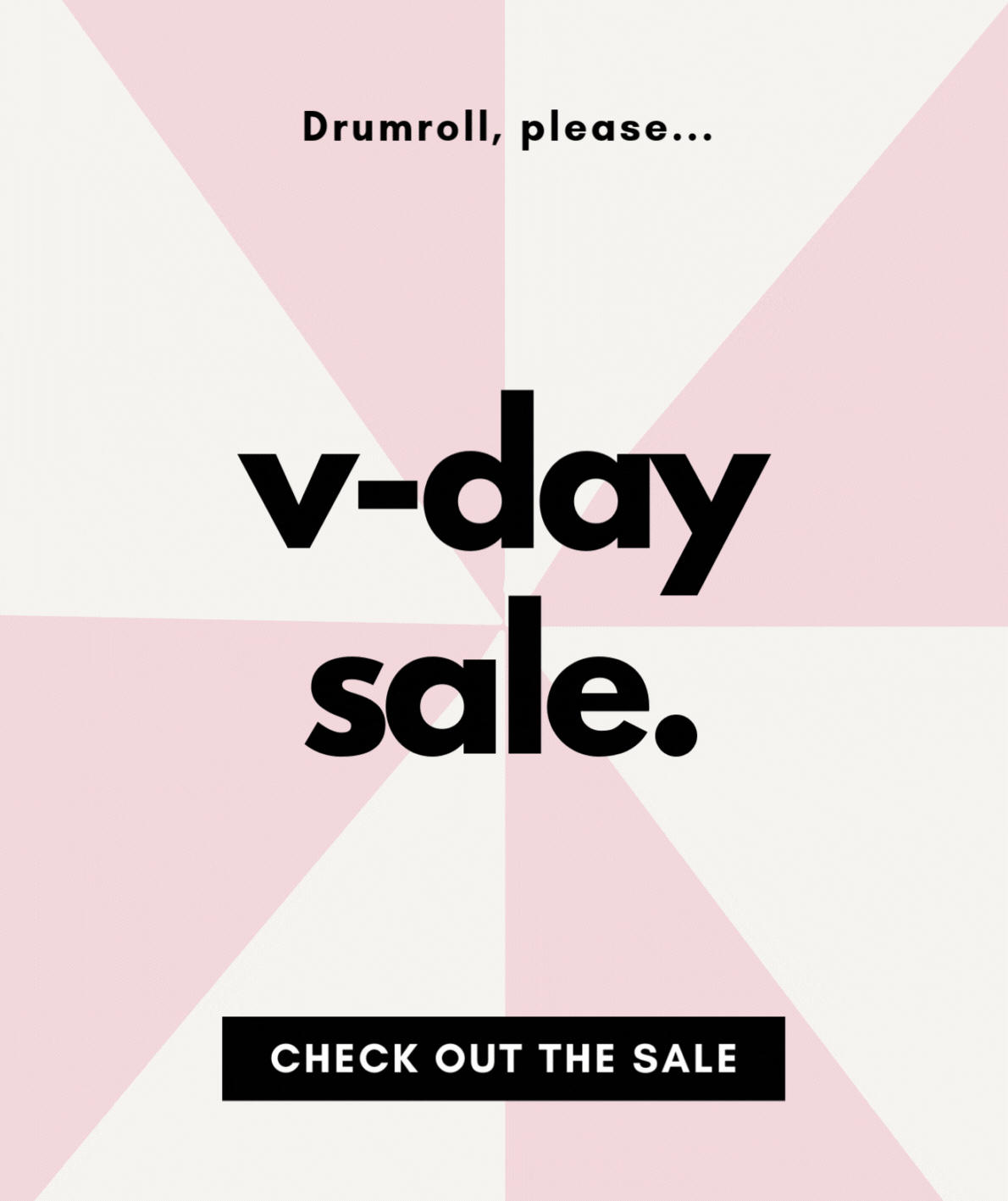drumroll, please..3 2 1 v-day sale!  SHOP NOW