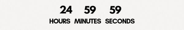24 hours only