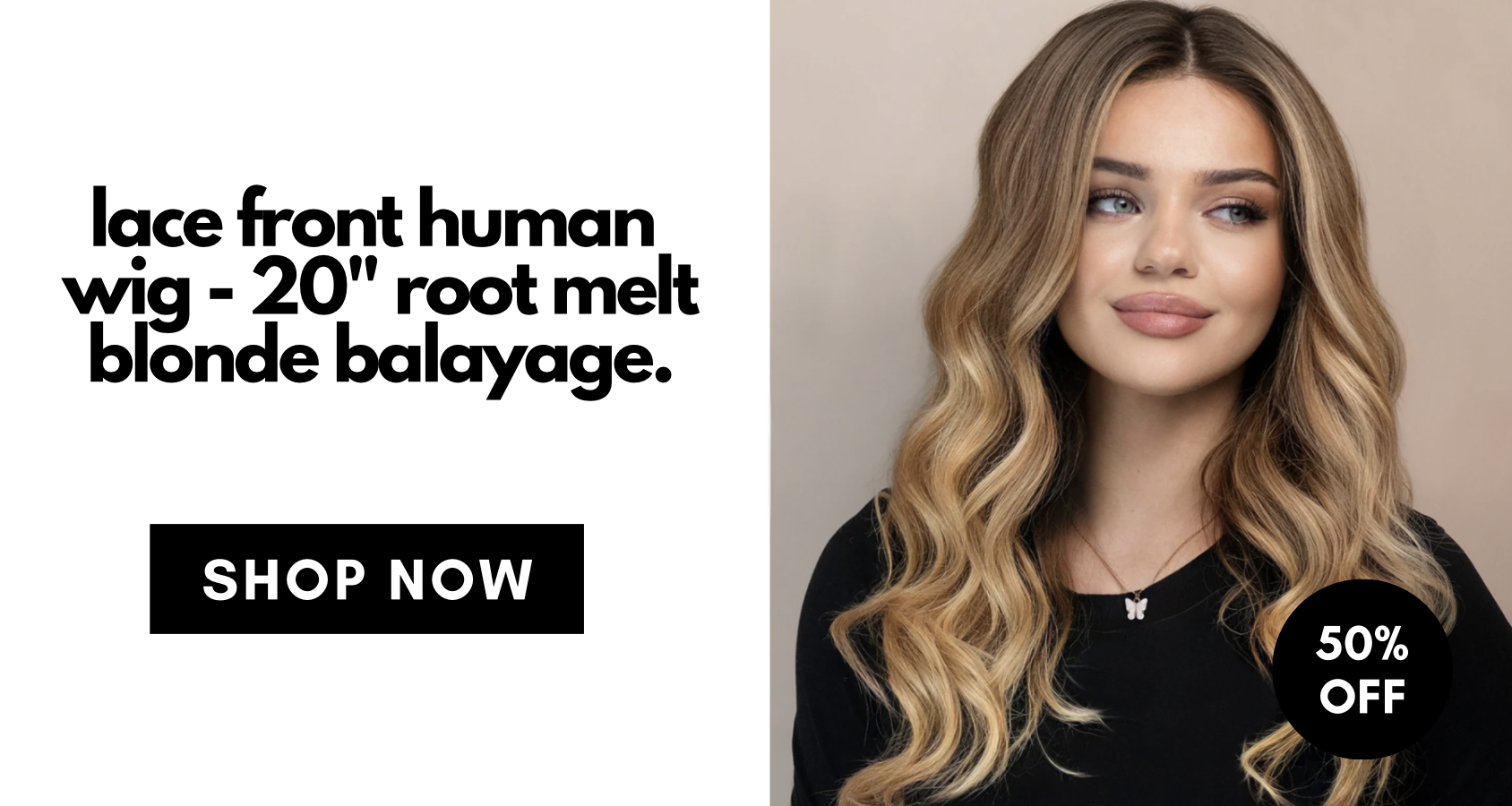 front lace human wig - 20" ash blonde balayage. SHOP NOW
