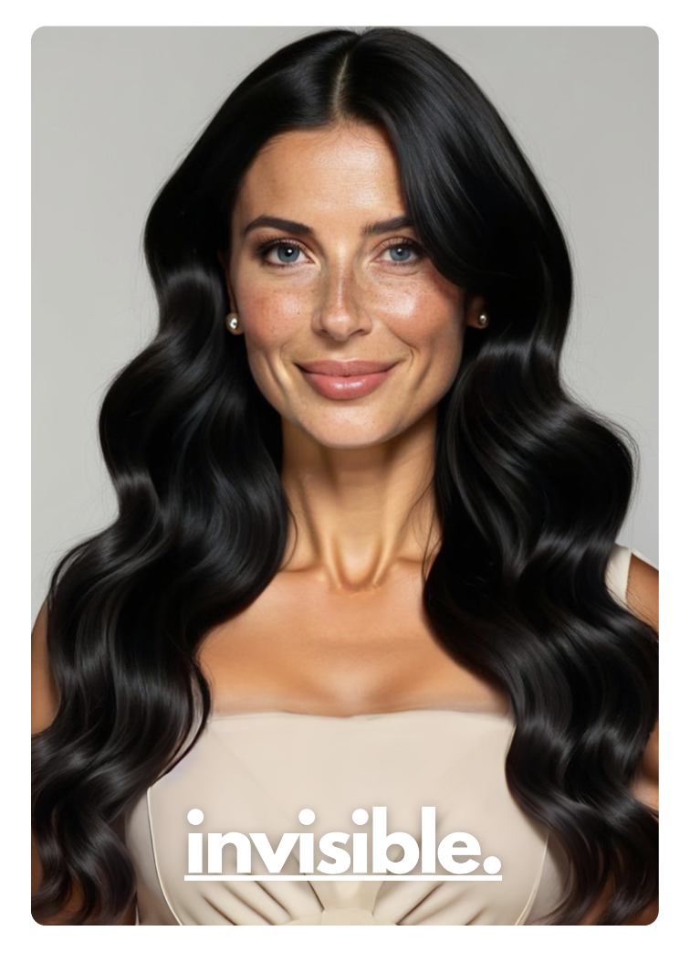 invisible clip-ins.