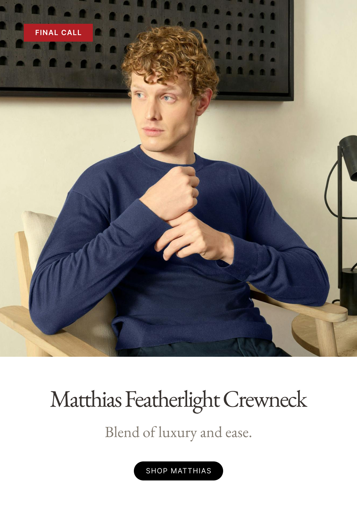 Matthias Featherlight Crewneck