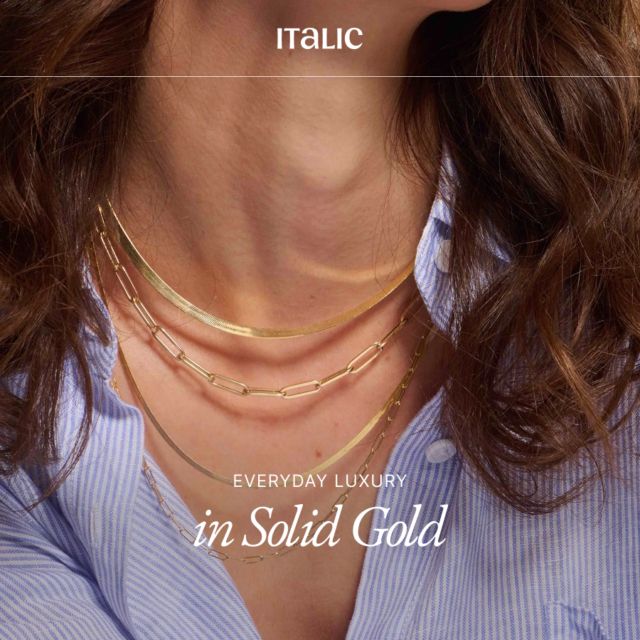 Everyday Luxury in Solid Gold