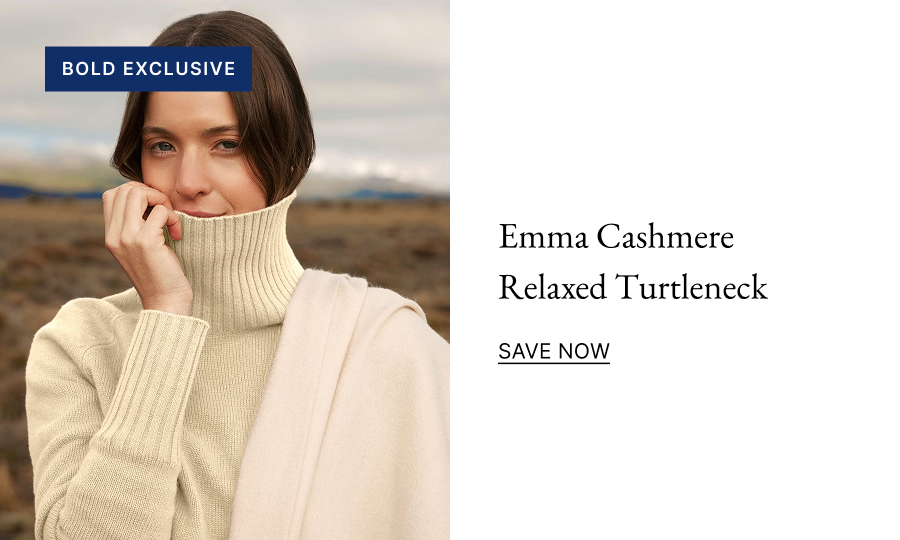Emma Cashmere Relaxed Turtleneck   SAVE NOW