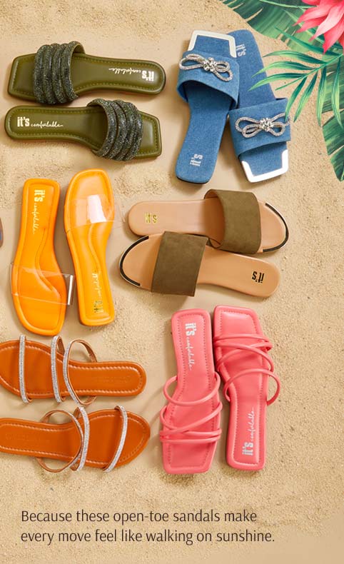 Open up: Shop sandals