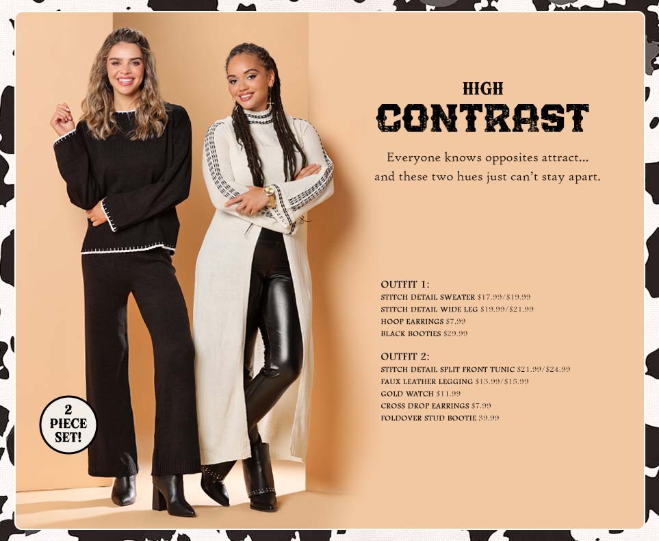 Shop Black & White Styles