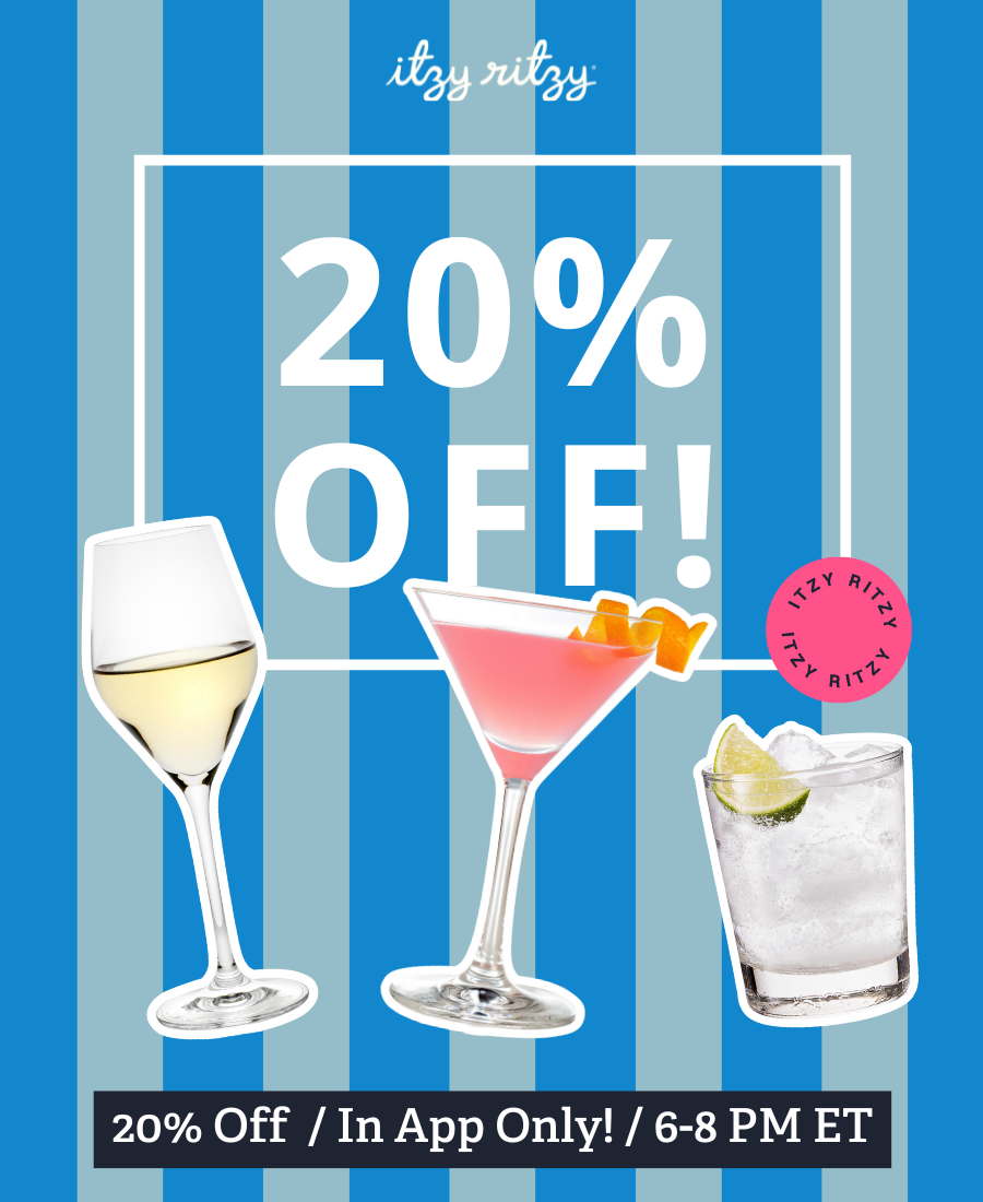 Join us for Appy Hour! Take 20% off* in our new app today from 6:00-8:00 pm ET. Download Now!