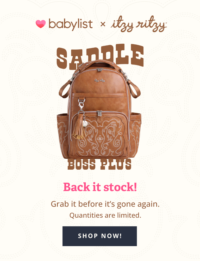 Babylist x Itzy Ritzy: Saddle Boss Plus - Shop the Collab