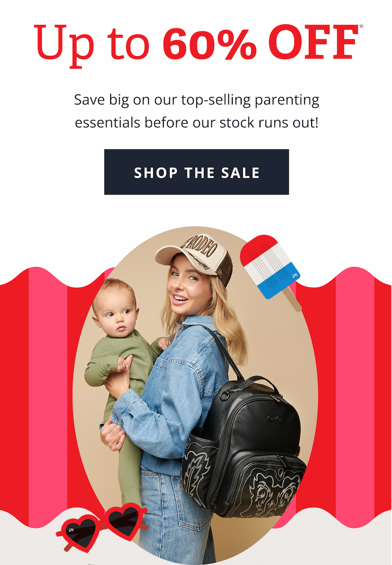 Up to 60% OFF* | Save big on our top-selling parenting essentials before our stock runs out! [ SHOP THE SALE ]