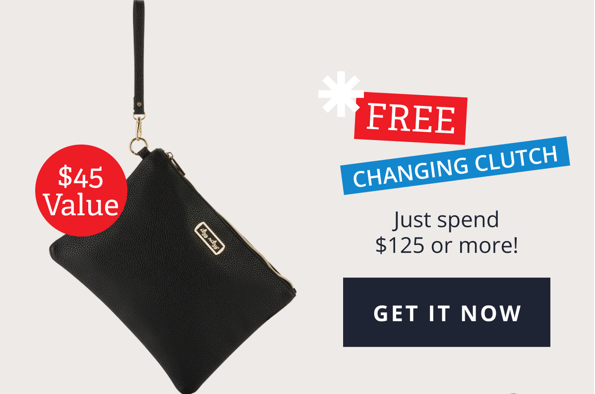 $45 Value | FREE CHANGING CLUTCH | Just spend $125 or more! [ GET IT NOW ]