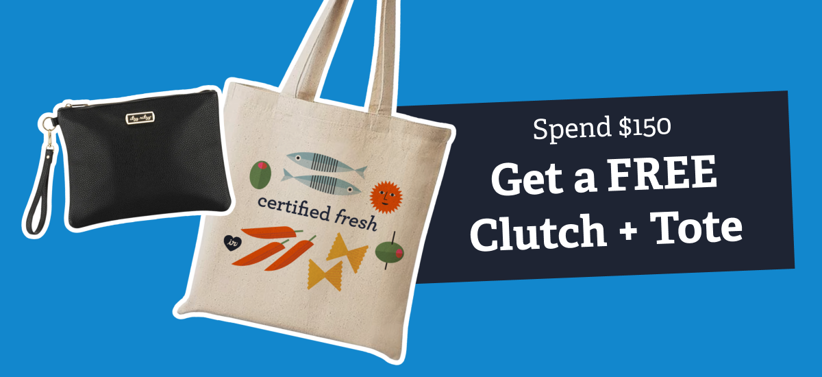 Spend $150 Get a FREE Clutch + Tote