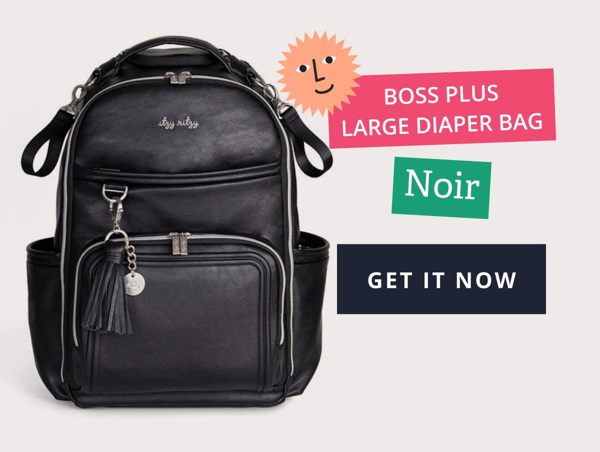 bOSS PLUS Large diaper bag Noir [ get it now ]