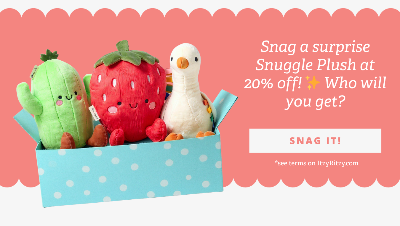 Snag a surprise snugge plush at 20% off