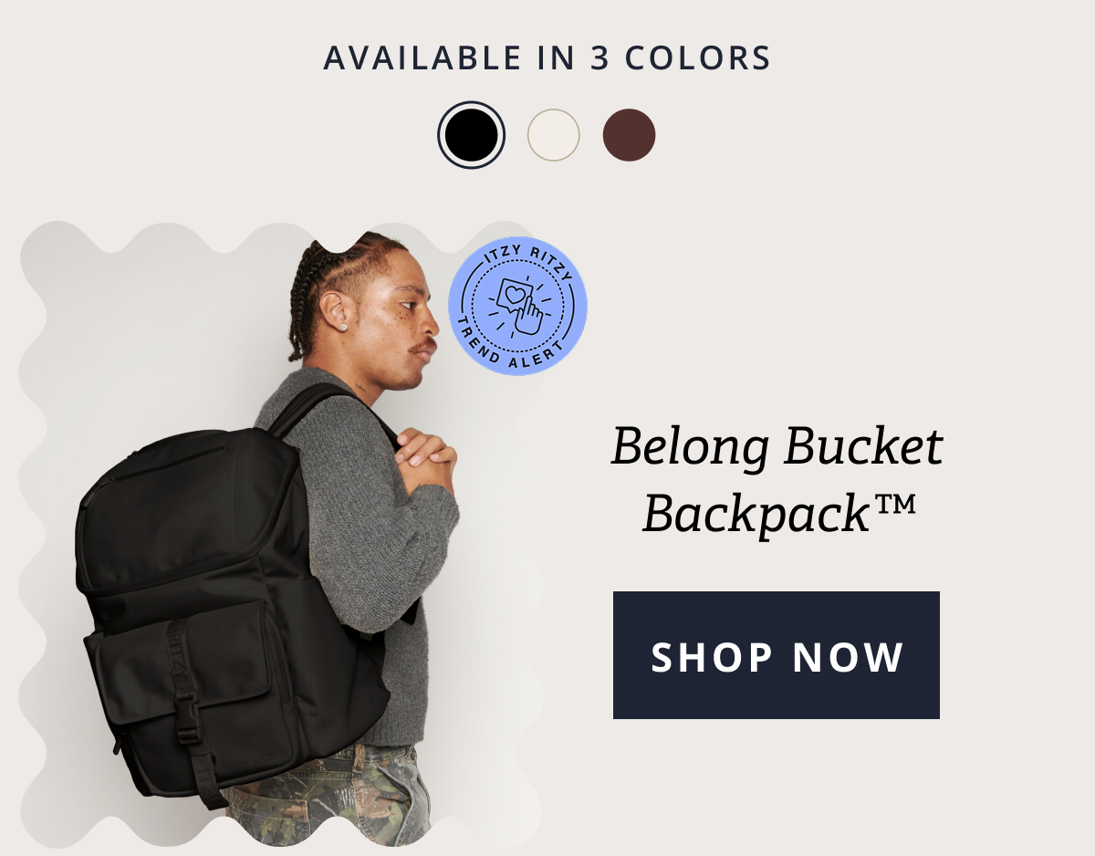 AVAILABLE IN 3 COLORS | Belong Bucket Backpack™ [ SHOP NOW ]