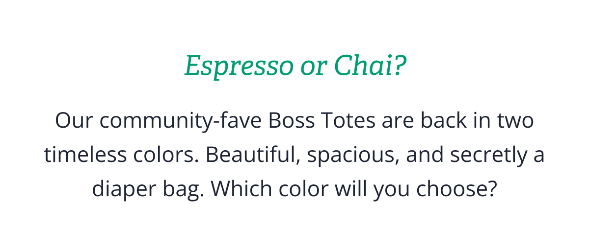Espresso or Chai?