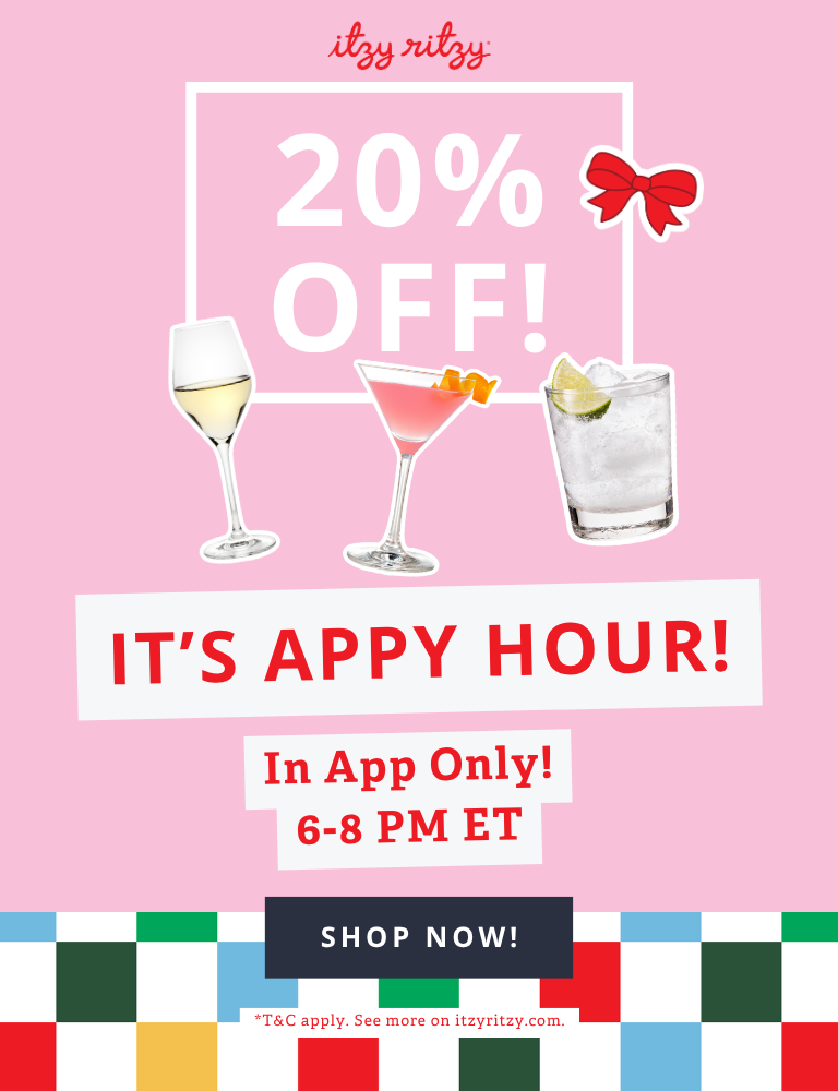 APPY HOUR | Shop with the Itzy Ritzy app to score 20% Off* our must-have parent favorites!  *T&C apply. See more on itzyritzy.com. [ SHOP THE SALE ]
