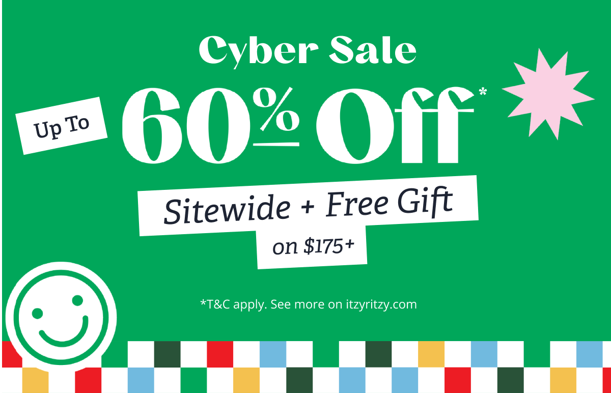 Cyber Sale  Up To 60% Off* Sitewide + Free Gift on $175+ *T&C apply. See more on itzyritzy.com