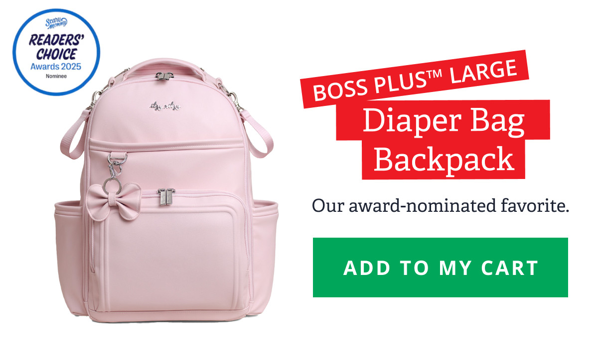 Boss Plus™ Large Diaper Bag Backpack | Our award-nominated favorite. [ ADD TO MY CART ]