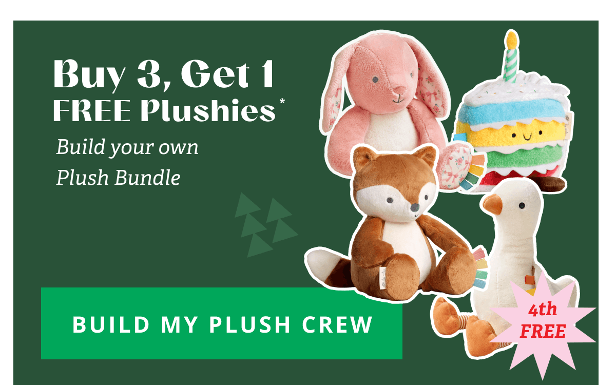 Buy 3, Get 1 FREE Plushies* Build your own Plush Bundle [ BUILD MY PLUSH CREW ]