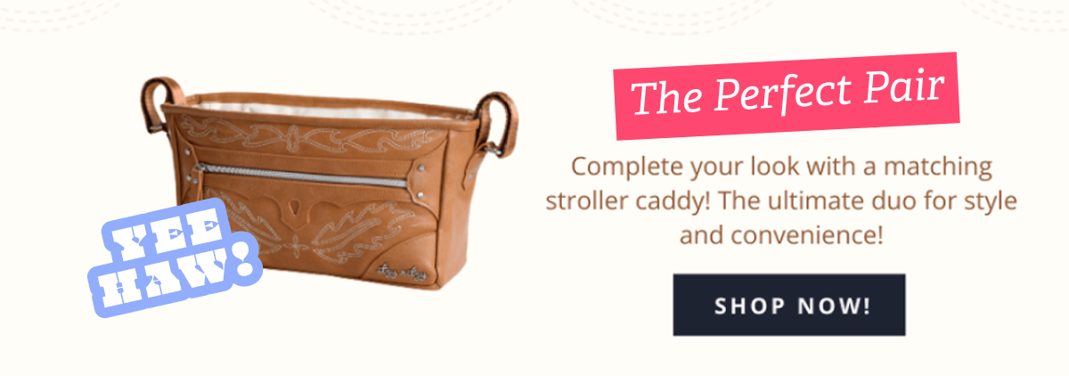 The Perfect Pair - Complete your look with matching stroller caddy! The ultimate duo for style and convenience! [ SHOP NOW! ]