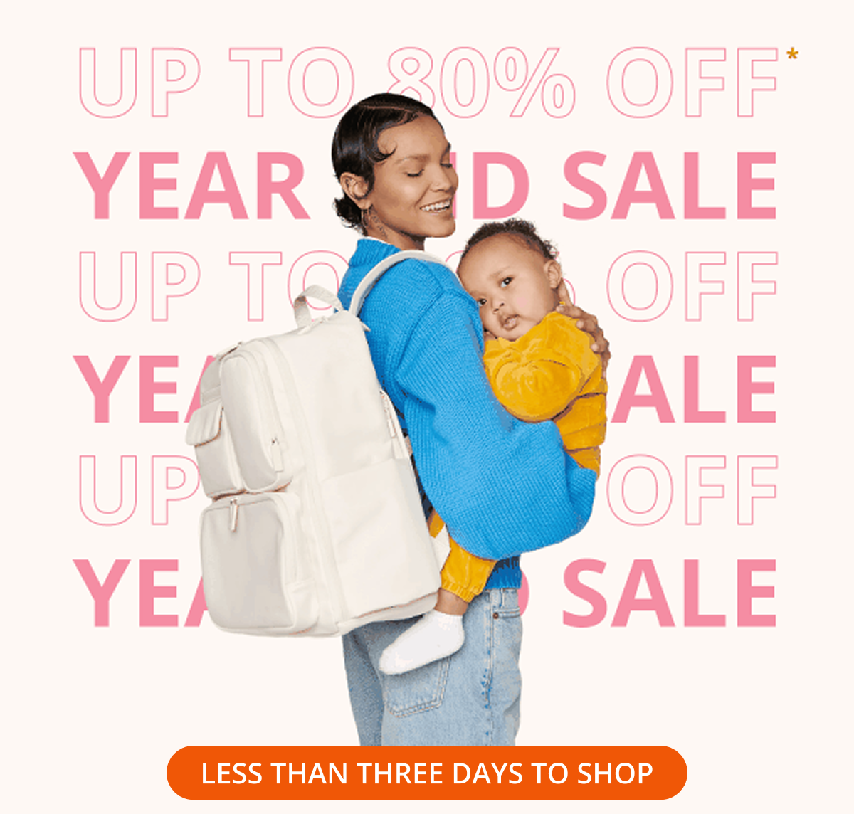 Up to 80% off year end sale | JUST THREE DAYS LEFT TO SHOP