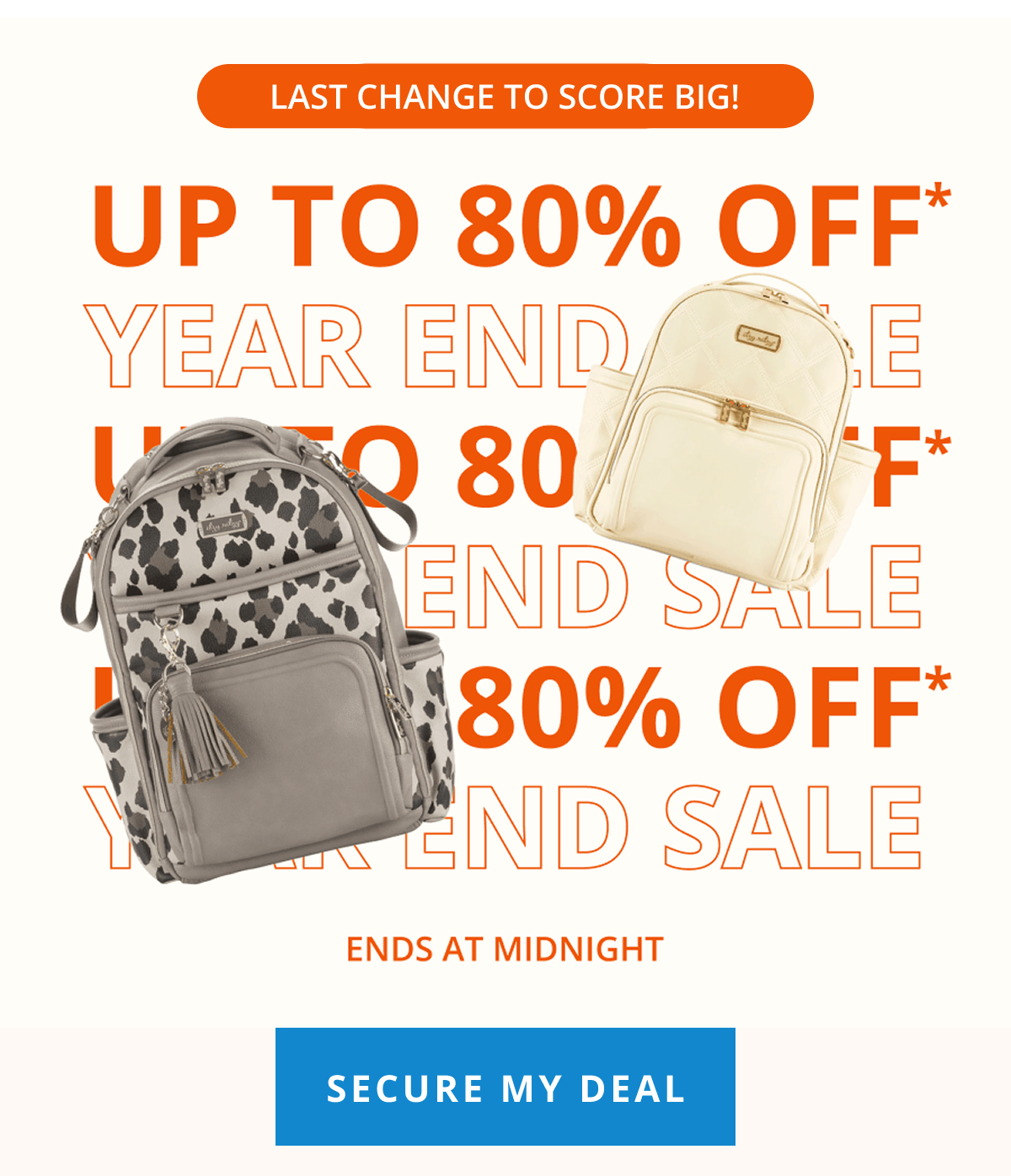 LAST CHANCE TO SCORE BIG! Up to 80% off Year End Sale ENDS AT MIDNIGHT