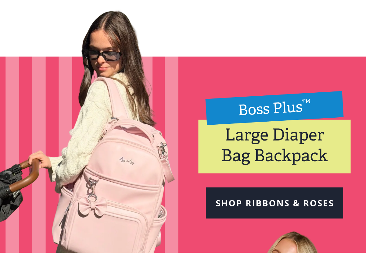 Boss Plus | Large Diaper Bag Backpack [ SHOP RIBBONS & ROSES ]