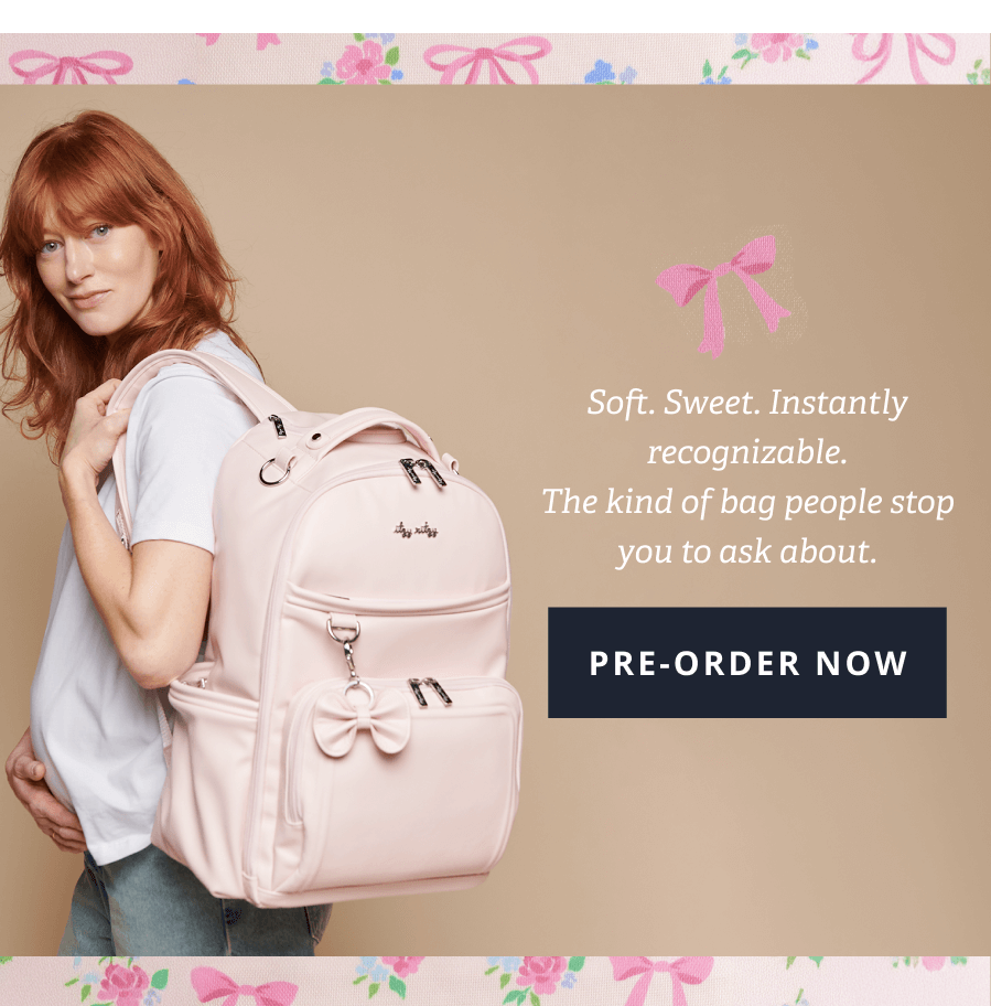 Soft. Sweet. Instantly recognizable. The kind of bag people stop you to ask about. [ PRE-ORDER NOW ]