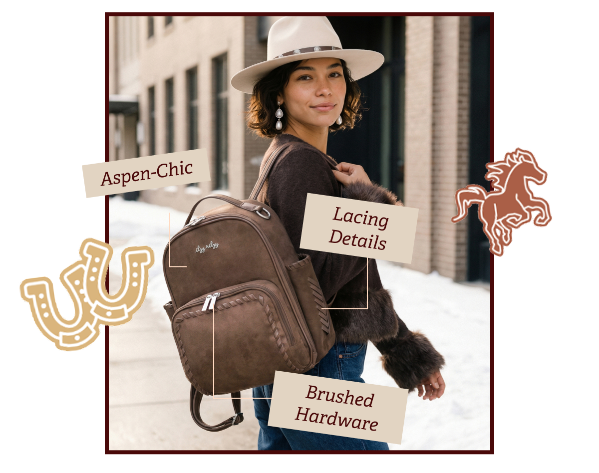 Aspen-Chic | Lacing Details | Brushed Hardware