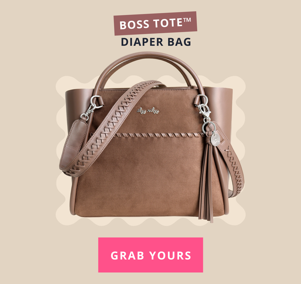 boss tote™ diaper bag [ grab yours ]