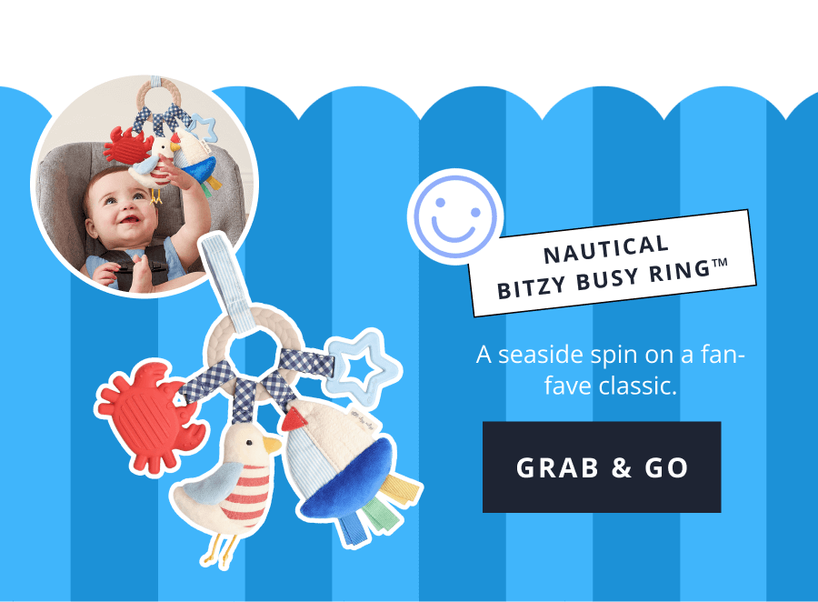 Nautical Bitzy Busy Ring™ A seaside spin on a fan-fave classic. [ GRAB & GO ]