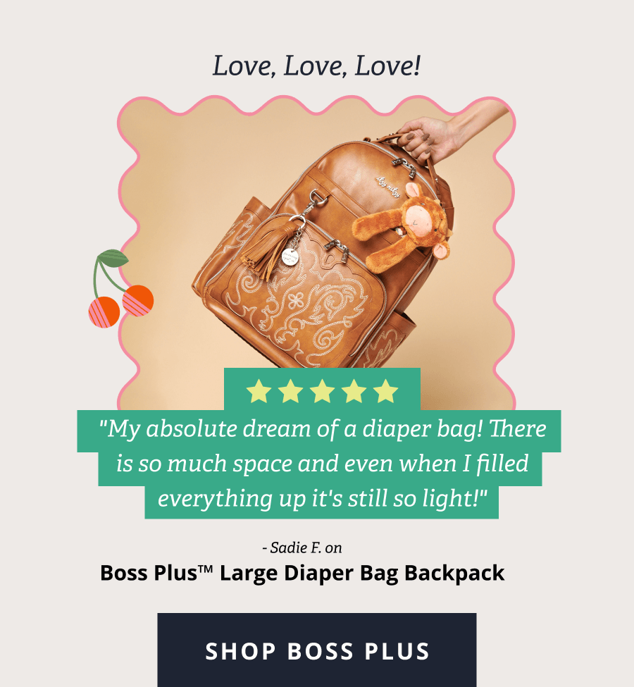 Love, Love, Love! "My absolute dream of a diaper bag! There is so much space and even when I filled everything up it's still so light!" - Sadie F. on Boss Plus™ Large Diaper Bag Backpack [ SHOP BOSS PLUS ]