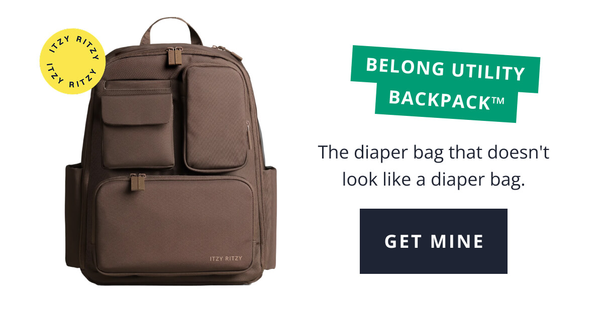 Belong Utility Backpack™ The diaper bag that doesn't look like a diaper bag.  [ GET MINE ]