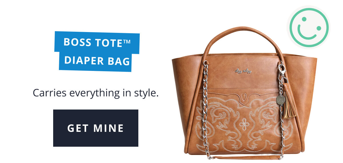 Boss Tote™ Diaper Bag Carries everything in style.  [ GET MINE ]