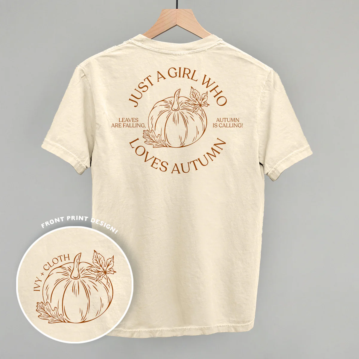 Image of Just A Girl Who Loves Autumn (Back Print)