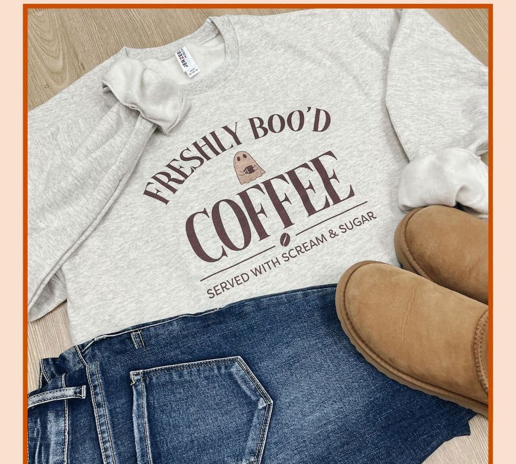 freshly boo'd coffee