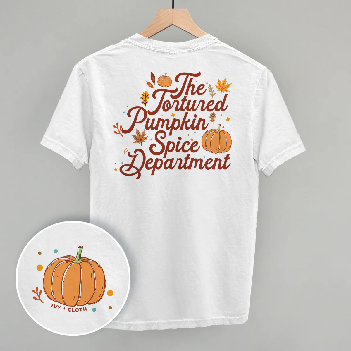 Image of The Tortured Pumpkin Spice Department (Back Print)