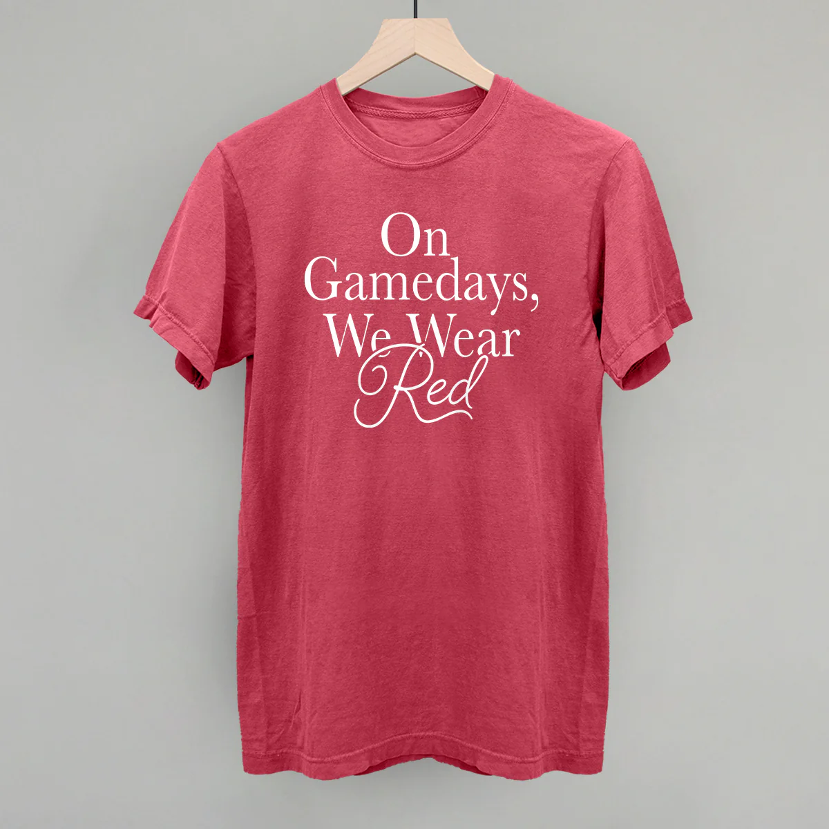Image of On Gamedays, We Wear Red