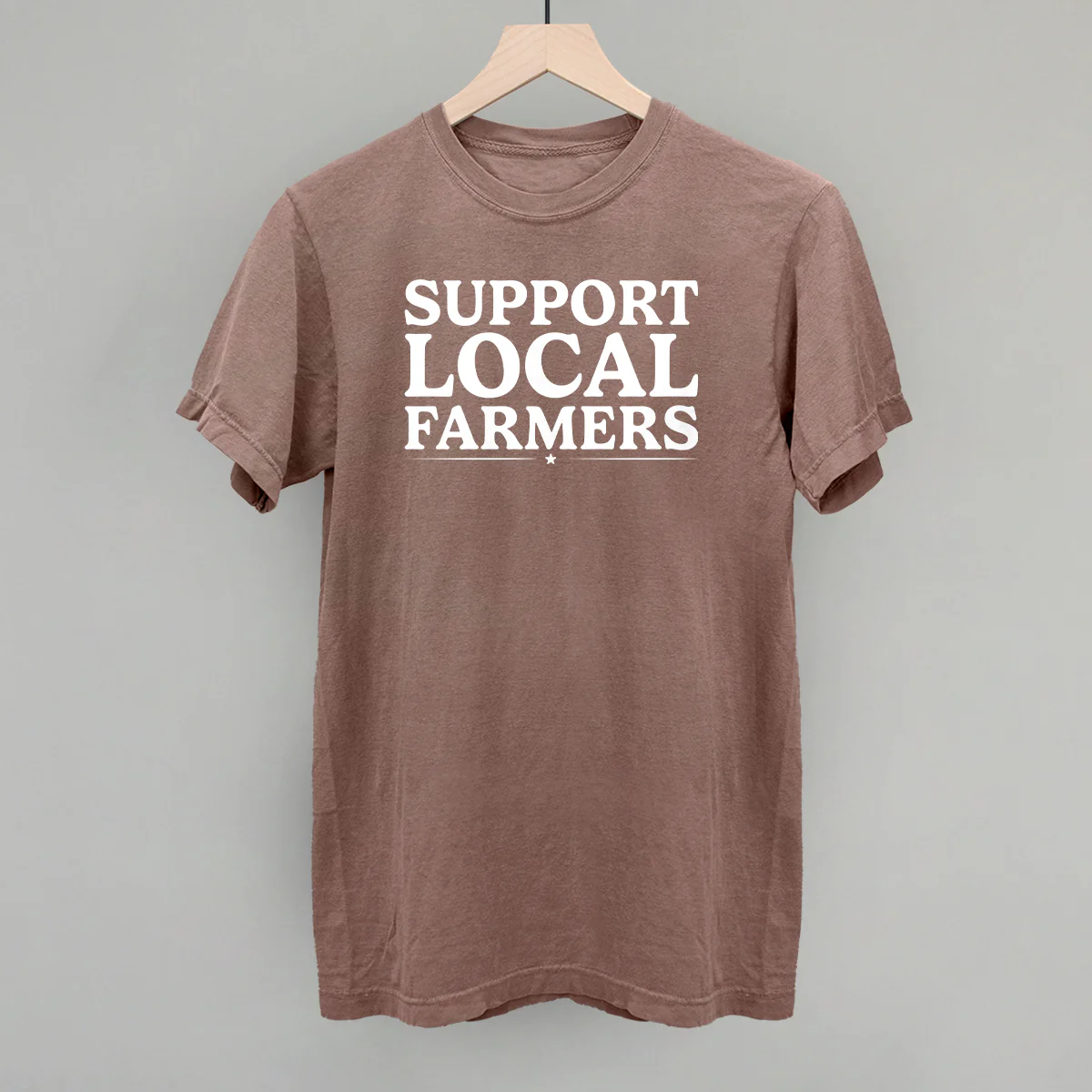 Image of Support Local Farmers (White)