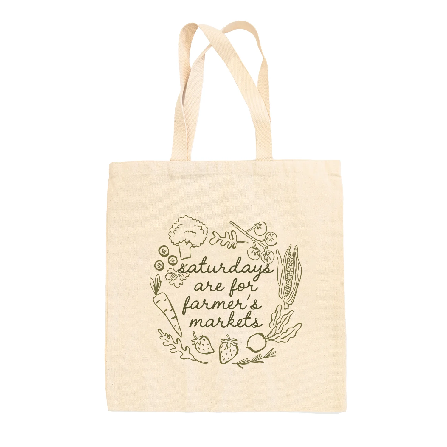 Image of Saturdays Are For Farmer's Markets Tote Bag