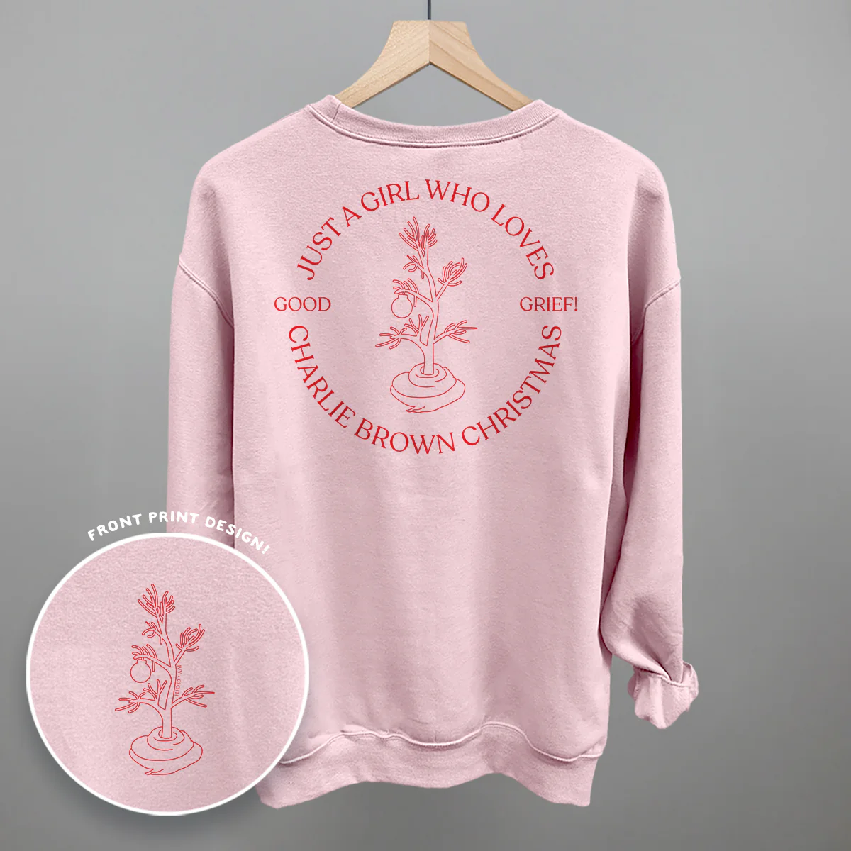 Image of Just A Girl Who Loves Charlie Brown Christmas (Back Print)