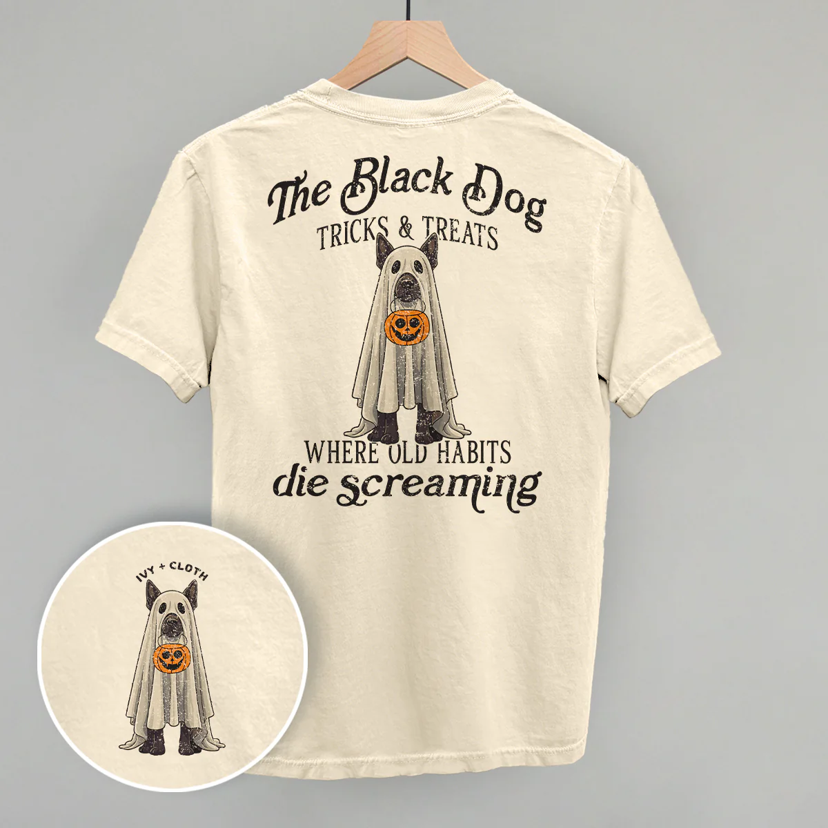 Image of The Black Dog Tricks and Treats (Back Print)