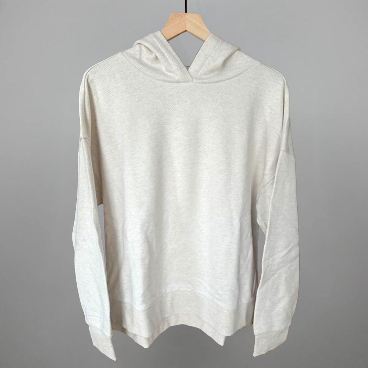 Image of Heather Almond Oversized Terry Hoodie