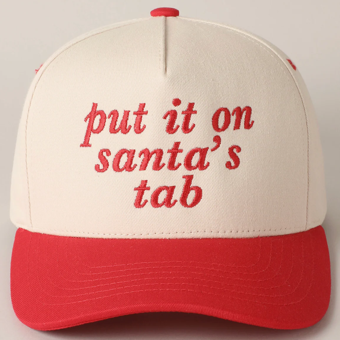 Image of Put It On Santa's Tab Trucker Hat