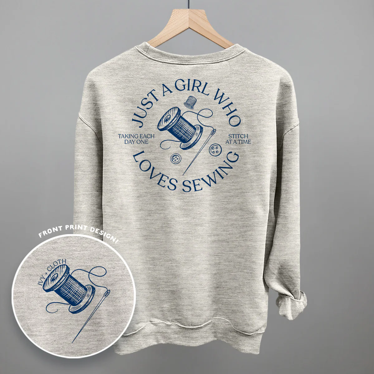 Image of Just A Girl Who Loves Sewing (Back Print)
