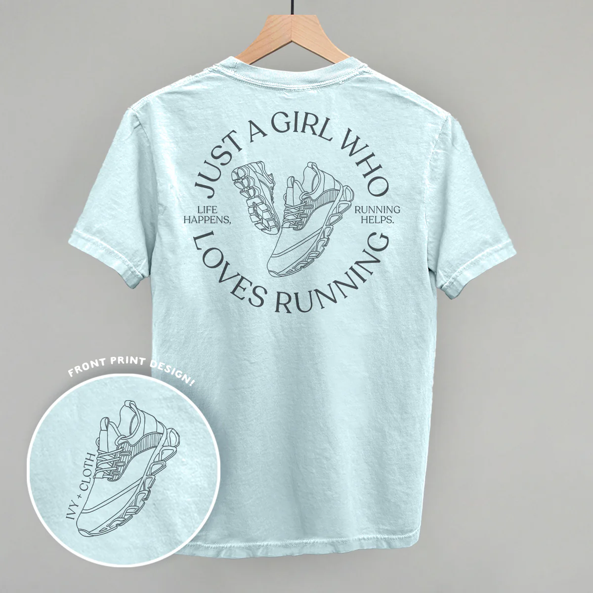 Image of Just A Girl Who Loves Running (Back Print)