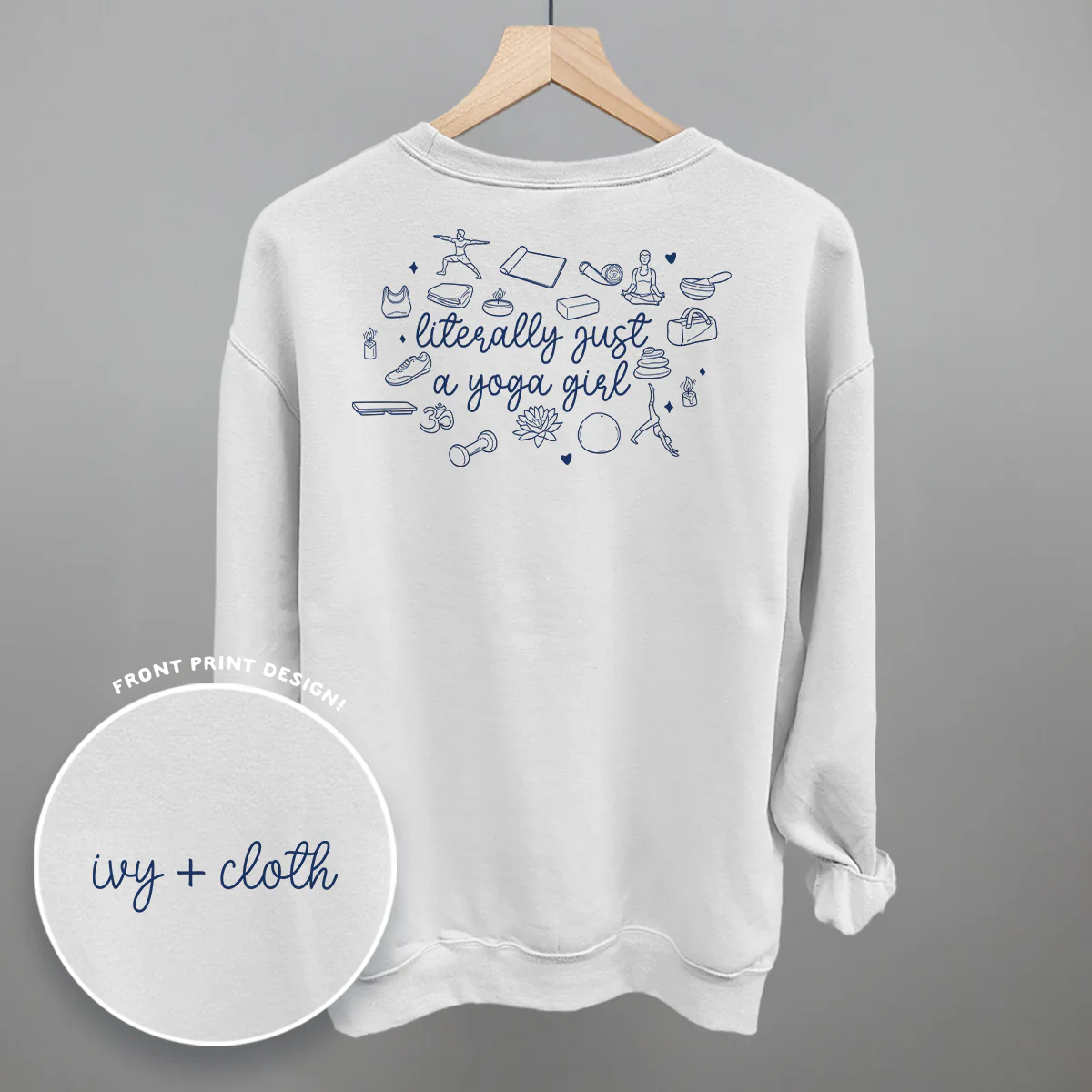 Image of Literally Just A Yoga Girl (Back Print)